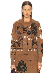 Fair revolve小众新款 Isle Sweater Crewneck Monse