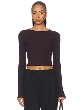 COTTON CITIZEN 棉质 VERONA 短衬衫 紫色 y2k辣妹风REVOLVE小众