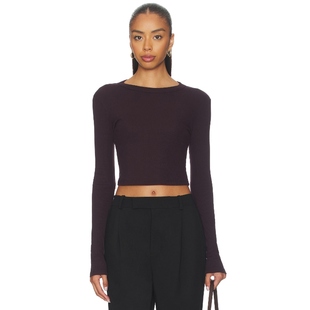 CITIZEN 紫色 棉质 短衬衫 y2k辣妹风REVOLVE小众 VERONA COTTON