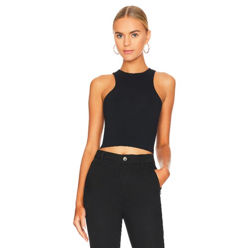 [秋冬新品]Free People 背心上衣圆领修身短款上衣REVOLVE