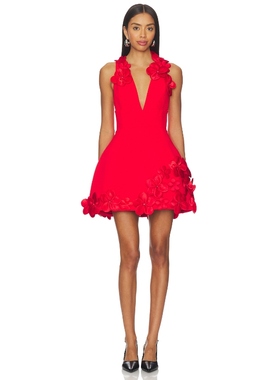 Bronx and Banco ESTELLE 裙子 红色REVOLVE小众新款