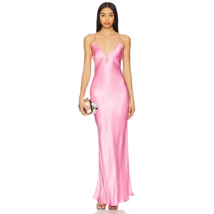 Bec Bridge CEDAR 长裙 新品 CITY 粉色REVOLVE小众 春季