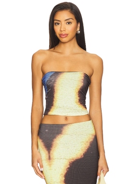 [冬季内搭]Feners YO X TI 上装Black,Lemon 辣妹风 REVOLVE新款