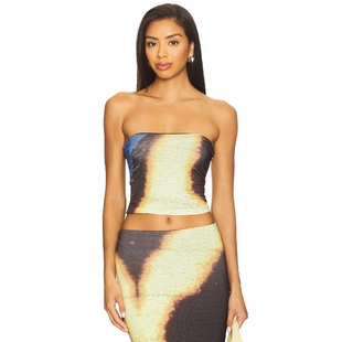 [冬季内搭]Feners YO X TI 上装Black,Lemon 辣妹风 REVOLVE新款