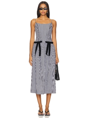 Damson Madder PERSEPHONE 裙子黑色REVOLVE小众新款