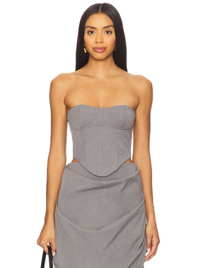 MISHA HENRI 无带上装 y2k辣妹风 REVOLVE小众新款