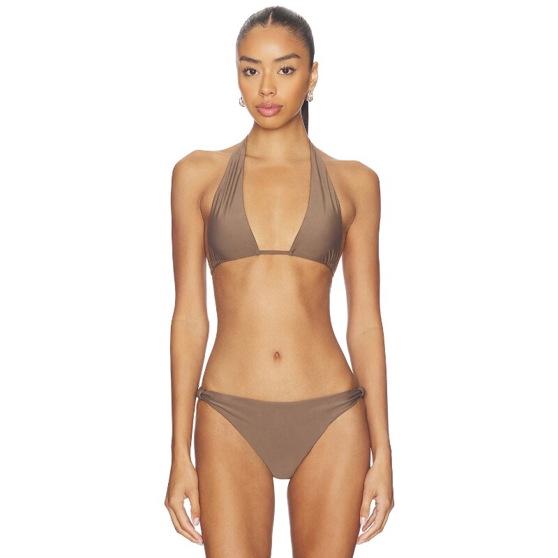 SIR. AMADO 比基尼文胸上装 棕色REVOLVE小众新款
