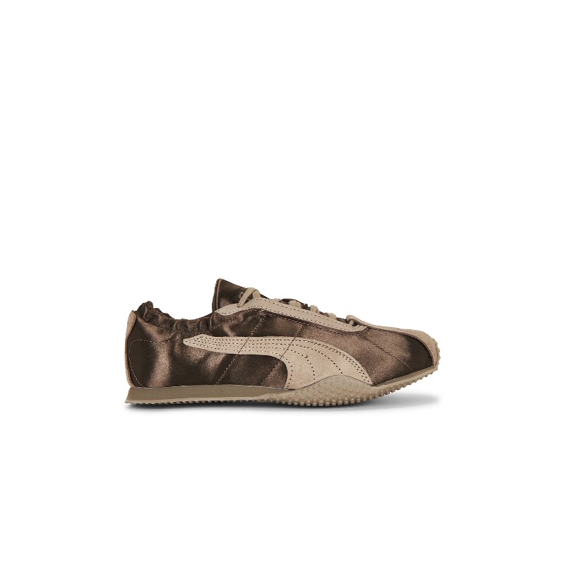 Puma Select棕色缎面运动鞋复古风早秋新品休闲球鞋REVOLVE
