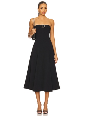 Alexis 裙子 黑色revolve小众新款