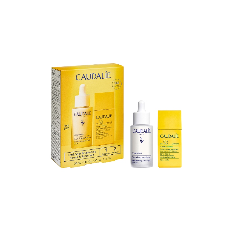 CAUDALIE Vinoperfect Dark Spot Brightening Serum ＆ Sunscree