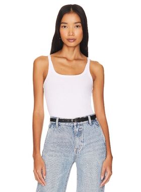 LNA TIMELESS 背心 白色REVOLVE小众新款