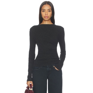 Long Sleeve Crew Enza 深灰色REVOLVE小众新款 Jersey Top Costa