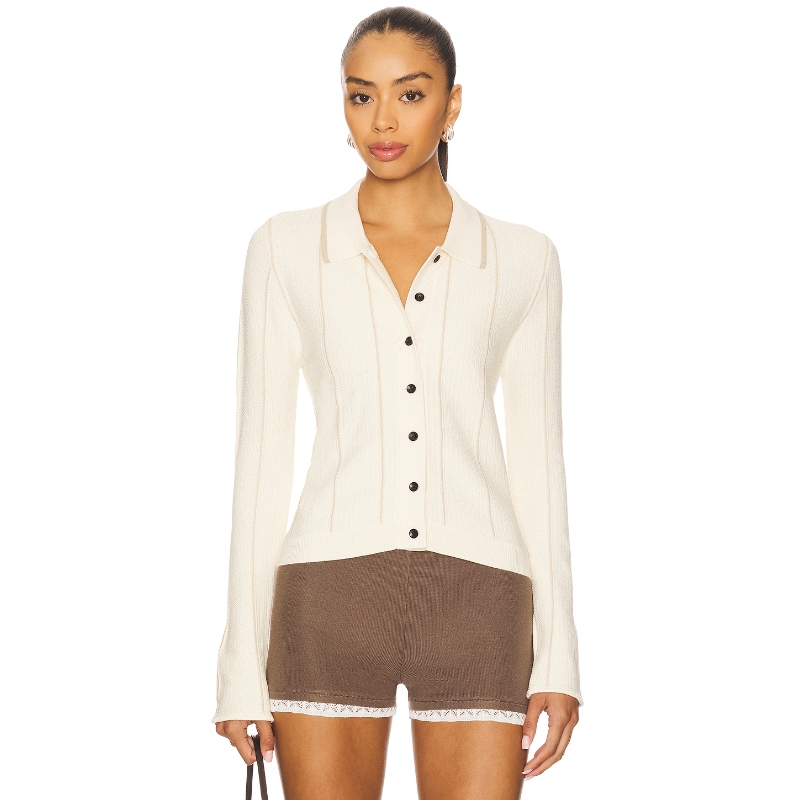 OSIS STUDIO 开衫 奶油色REVOLVE小众新款