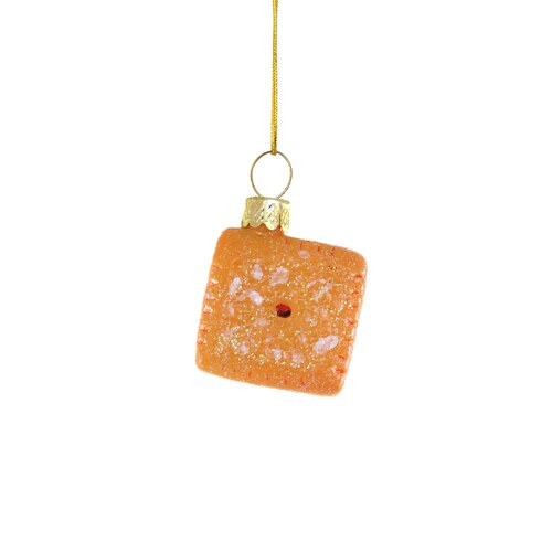 Cody Foster & Co CHEESE IT CRACKER ORNAMENT 摆饰品 橙色REVOL