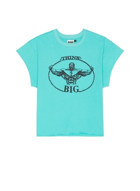 Y,IWO T恤 蓝色REVOLVE小众新款