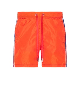 [冬季新品]短裤 橙色运动复古风休闲透气舒适五分裤REVOLVE小众