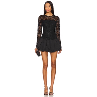 Uprichard 黑色REVOLVE小众新款 LACEY 裤 连衫 Amanda