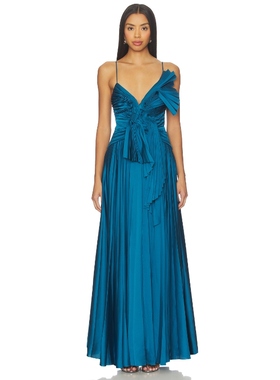 Acler ABENHALL 裙子 蓝色REVOLVE小众新款