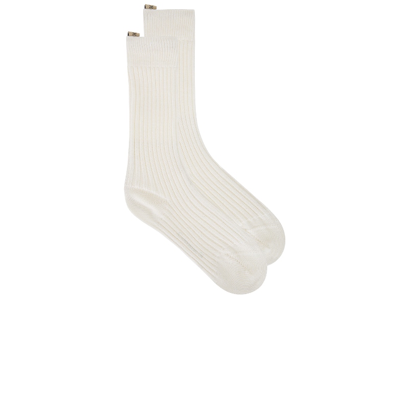[秋冬新品]Comme Si 短袜 奶油色REVOLVE小众