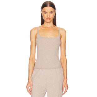 静奢风老钱风REVOLVE小众新款 Helsa 灰褐色 上装 ALANNA