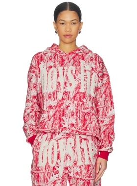 Boys Lie MANHUNT RACER 连帽衫 红色 运动复古风REVOLVE小众新款