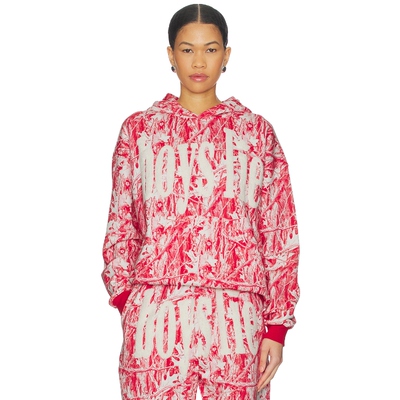 [春节穿搭]Boys Lie MANHUNT RACER连帽衫红色运动复古风REVOLVE