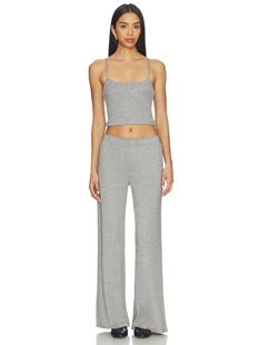 休闲套装 ALL THE WAYS灰色吊带纽扣阔腿裤 REVOLVE 店铺主推