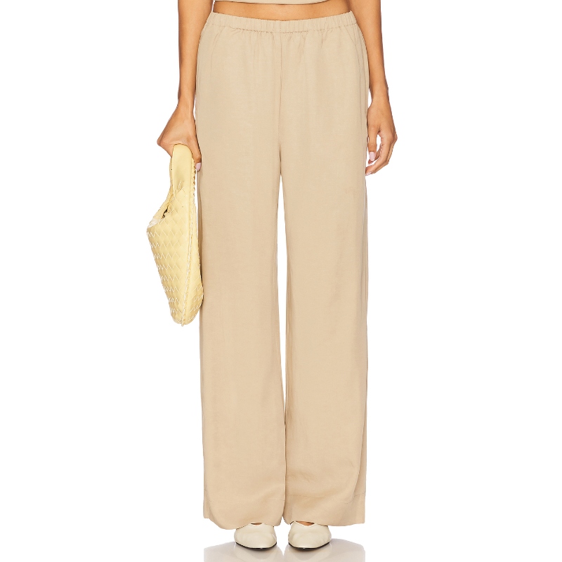 [冬季新品] By Malene Birger 阔腿长裤裸色美式休闲风REVOLVE