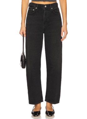 [春季新品]Citizens of Humanity MIRO简约风黑色直筒长裤REVOLVE