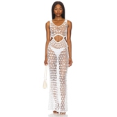 性感REVOLVE小众新款 superdown 白色 美式 ELENA 裙子