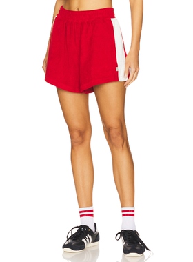 [春节穿搭]Araminta James SPORTIF 短裤 红色 美式休闲风REVOLVE