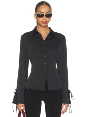 LIONESS WEST END GIRL 上装 黑色REVOLVE小众新款