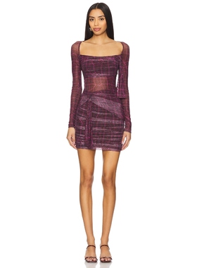 AFRM 长袖裙 淡紫色REVOLVE