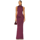 春季 Friends 新品 Lovers and LOTTE 长裙紫色敬酒服REVOLVE