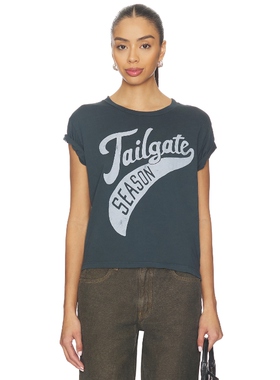 DAYDREAMER Tailgate Season Solo Tee Black y2k辣妹风REVOLVE小