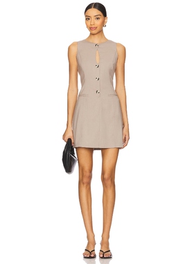 SOVERE IONA 网面裙子 米色REVOLVE小众新款