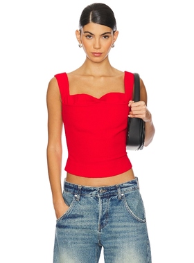 Miaou IMOGENE 紧身衣 红色性感风REVOLVE小众新款