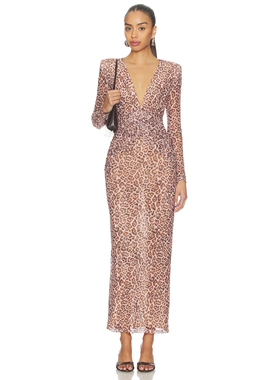 PatBO DRESS 裙子 revolve小众新款 棕黄色