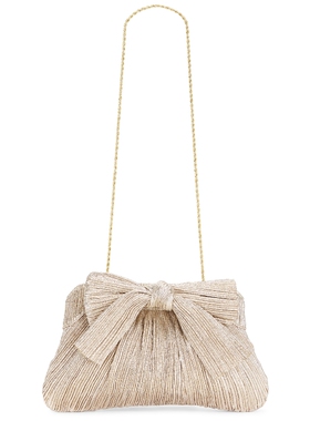 Loeffler Randall Rayne Pleated Bow Clutch 26春夏新品 revolve