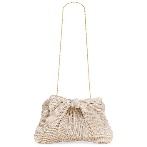 Loeffler Randall Rayne Pleated Bow Clutch 26春夏新品 revolve