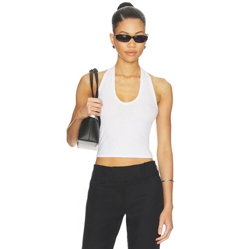 Enza Costa Silk Rib U Halter 26春夏新品 revolve小众新款