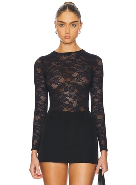 fleur du mal LE STRETCH 紧身服 黑色 y2k辣妹风REVOLVE小众新款