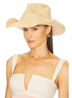 Nikki Beach 牛仔帽 米色REVOLVE小众新款