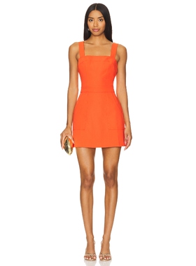[春季新品]Amanda Uprichard ACE 裙子橙色 REVOLVE小众