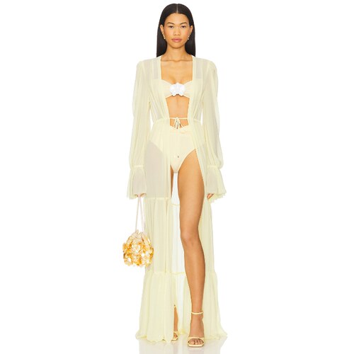 Bananhot AMARA 裙子 柠檬色 y2k辣妹风REVOLVE小众