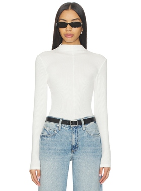 PISTOLA DARA 长袖T恤 白色 y2k辣妹风REVOLVE小众新款