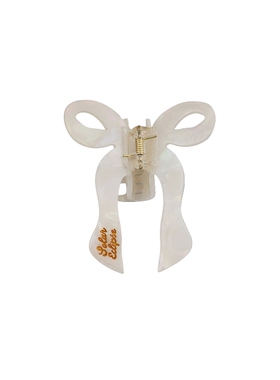 Solar Eclipse Hand-painted Coquette Bow Claw Hair ClipREVOLV