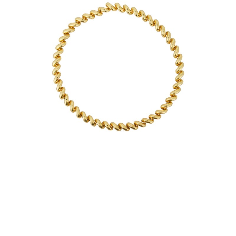 Eddie Borgo ROPE 项链 金属金色REVOLVE小众新款