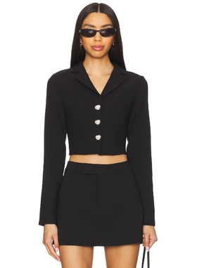 [冬季新品]MORE TO COME MILEY 西装 黑色REVOLVE小众新款