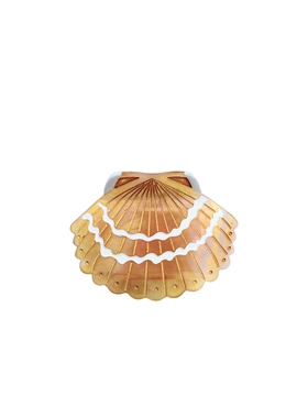 Solar Eclipse HAND-PAINTED SEASHELL CLAW HAIR CLIP 手绘贝壳